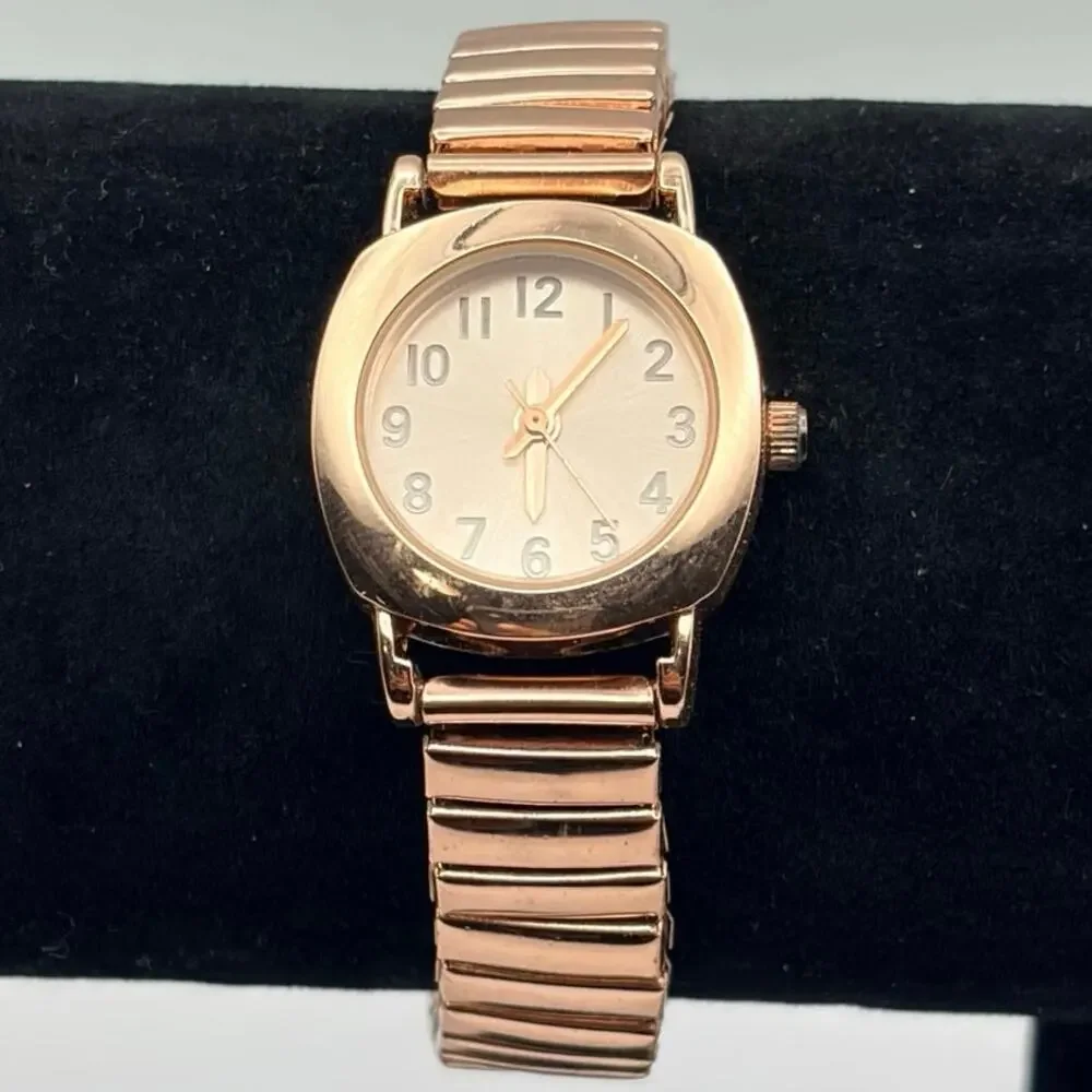 Rose Gold Retro Watch
